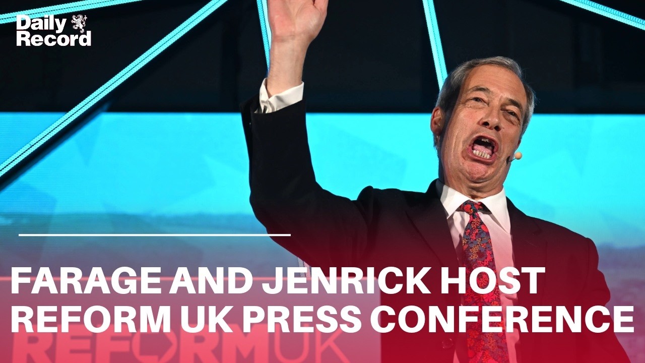 LIVE: Nigel Farage and Robert Jenrick press conference