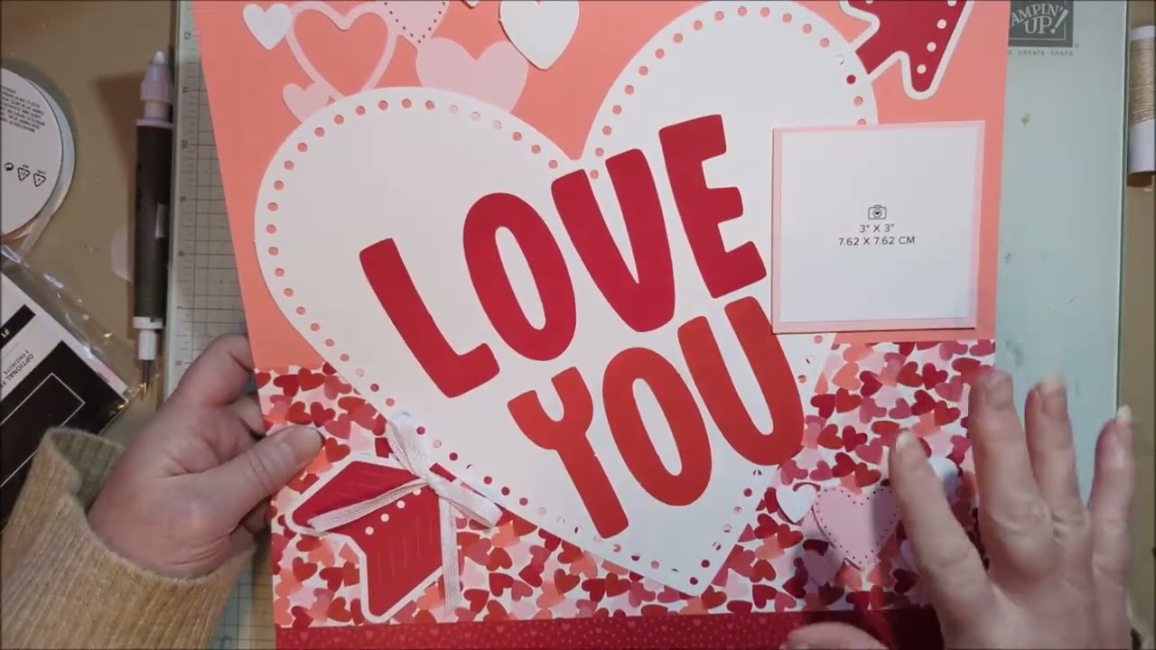 Я собрала набор для скрапбукинга Love Story, посмотрите! #скрапбукинг #stampinup