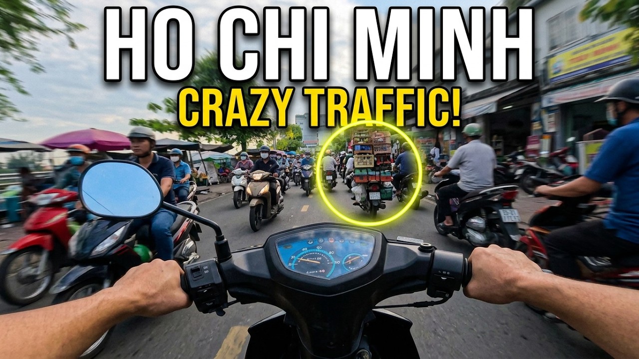 Driving in Ho Chi Minh City, Vietnam – Welcome to Vietnam! 🛵🚦