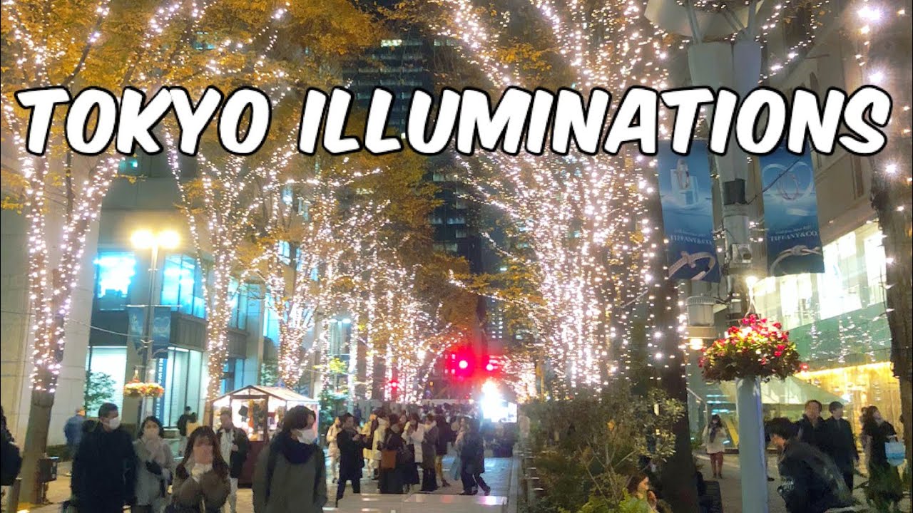 【4K】Tokyo Night Illuminations Walk – Shimbashi, Marunouchi, Ochanomizu / 夜の東京イルミネーションを散歩　新橋、丸の内、お茶の水