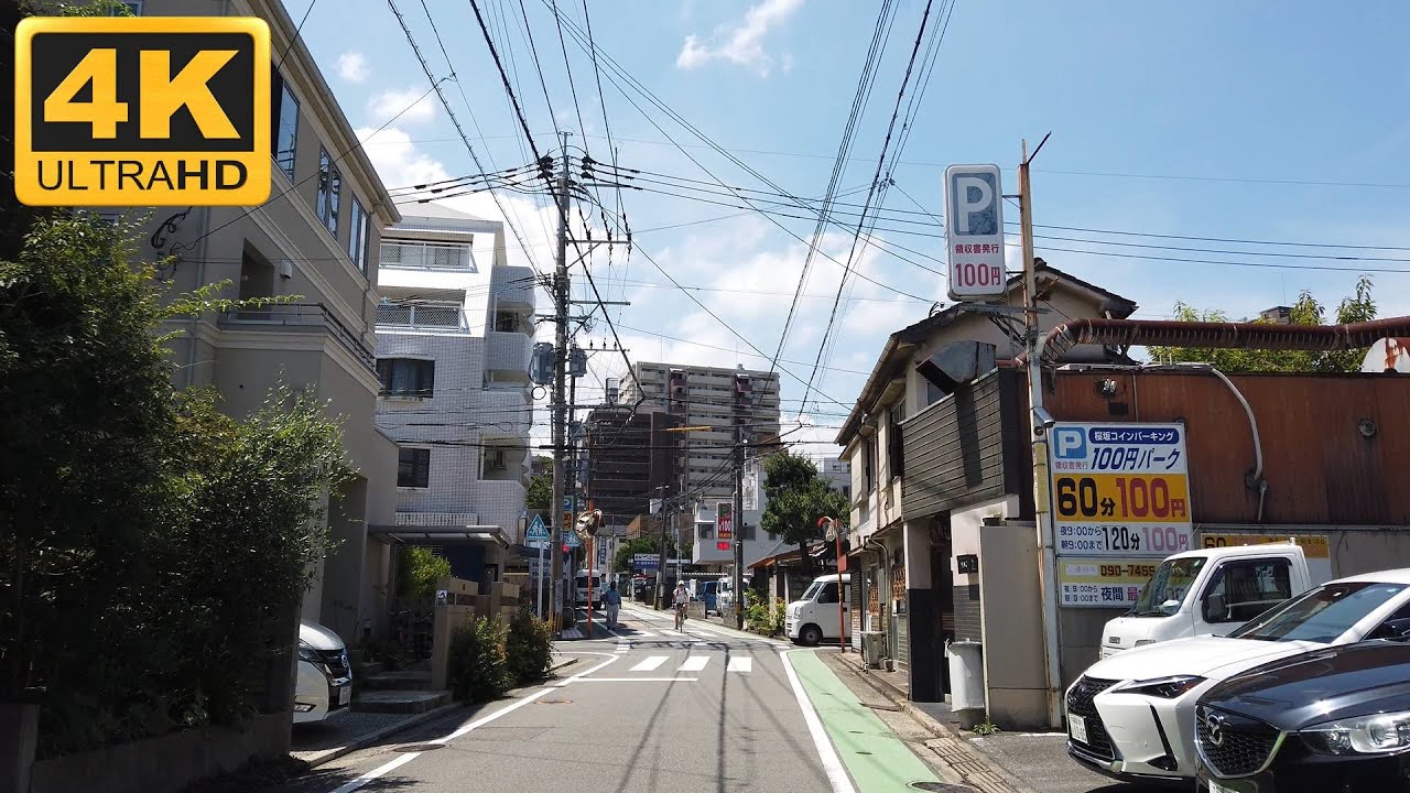 [4K] Walk Japan - Posh and Quiet Japanese Residential Area | Sakurazaka | Fukuoka Japan Walking Tour