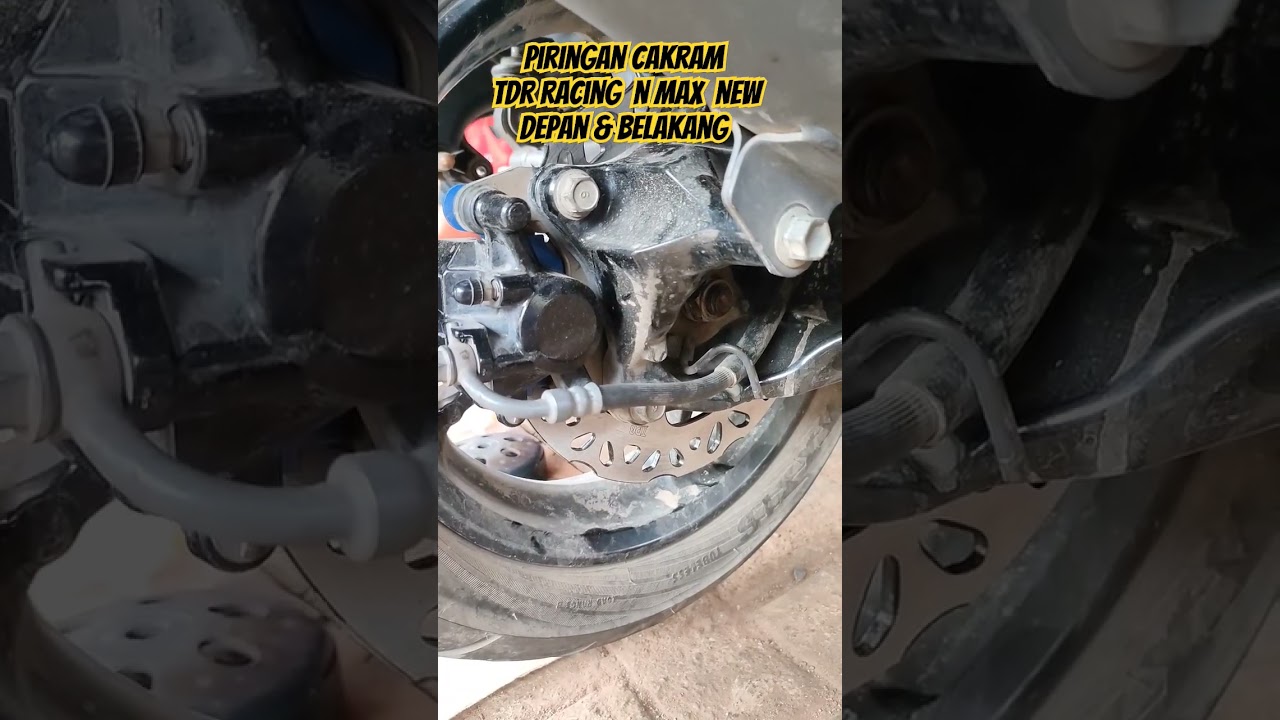 Piringan cakram TDR racing n max new depan & belakang. #shorts