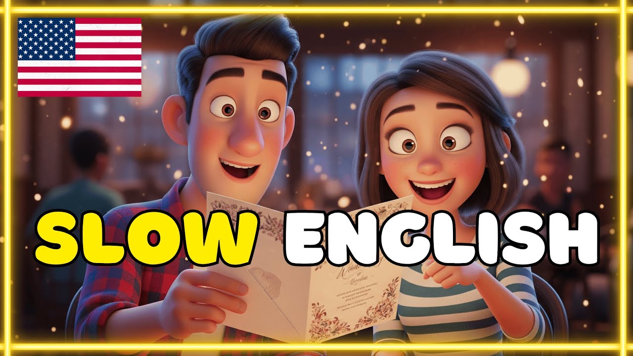 Slow English Conversation For Beginners (A1 & A2) | About a Wedding