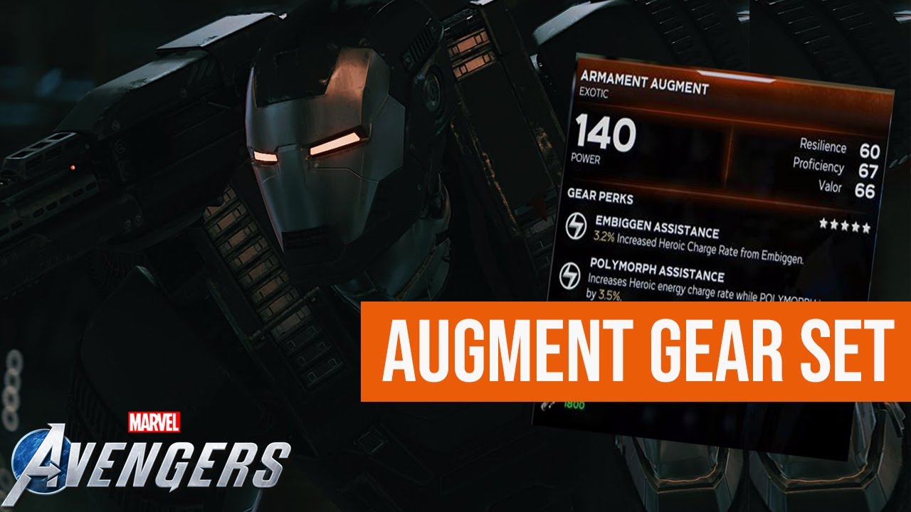 Marvel's Avengers - Gear Guide: Augment Exotic Gear Set