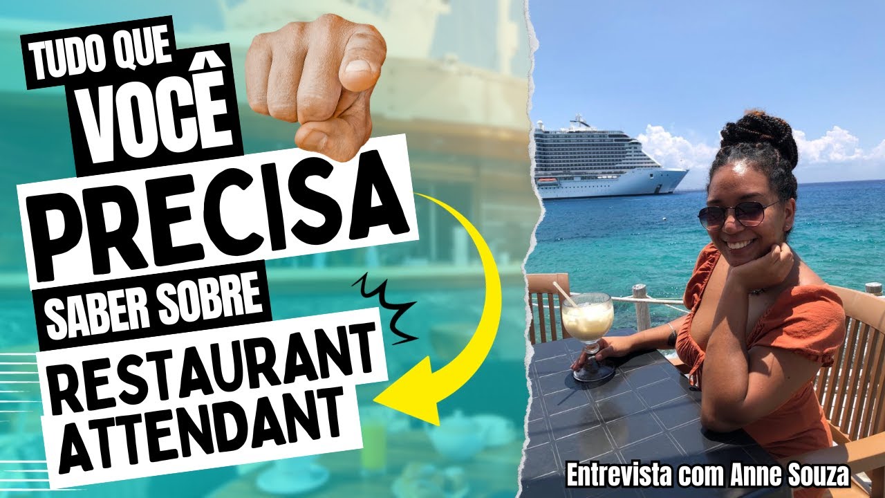 Por Dentro da Vida de um Atendente de Restaurante em um Navio de Cruzeiro