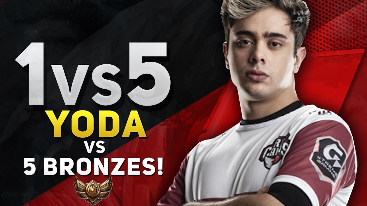 1vs5 - YODA vs 5 BRONZES!