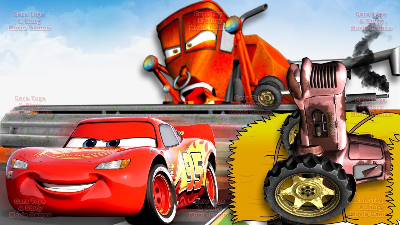 CARS ENGLISH TRACTOR TIPPING FRANK & COWS GAMEPLAY