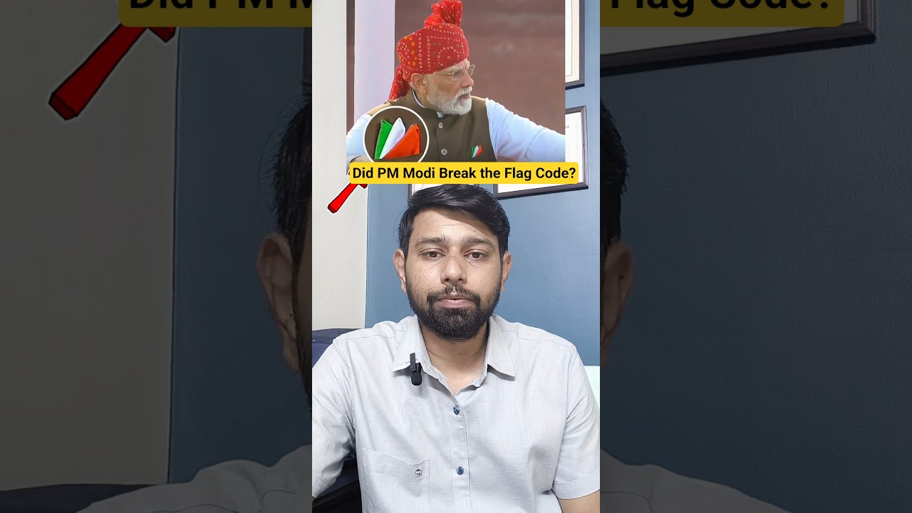 Did PM Modi Break the Flag Code? | Tricolour Pocket Square Controversy Explained