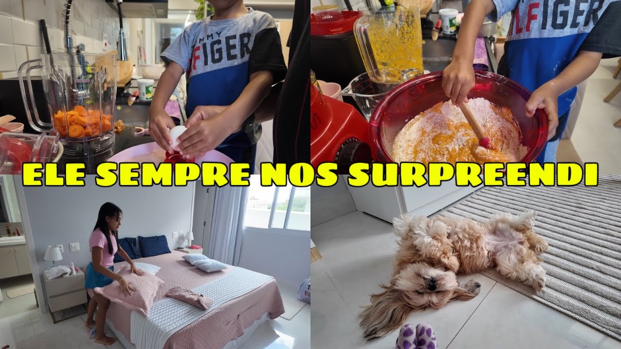 NO MEIO DO CAOS MEU FILHO DE 4 ANOS FEZ ISSO 😱🥹| TENTANDO NOS VIRAR COM TODA A SITUAÇÃO 