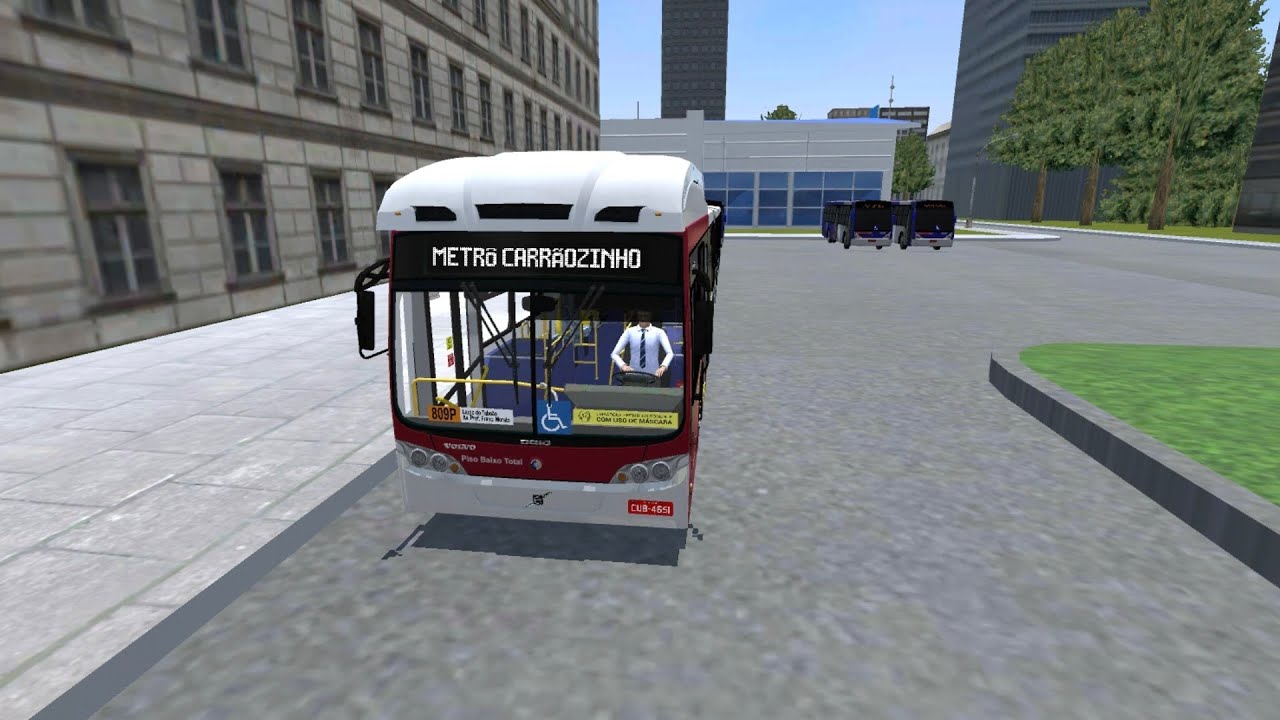 Metrô Carrãozinho via Metrô Iguatemi Linha 7700-51 TP-Proton Bus Simulator Urbano 