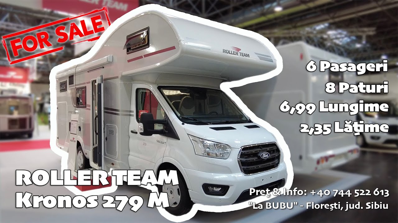 💫 ✨ Autorulota cu 8 locuri de dormit | ROLLER TEAM Kronos 279 M | interior & exterior