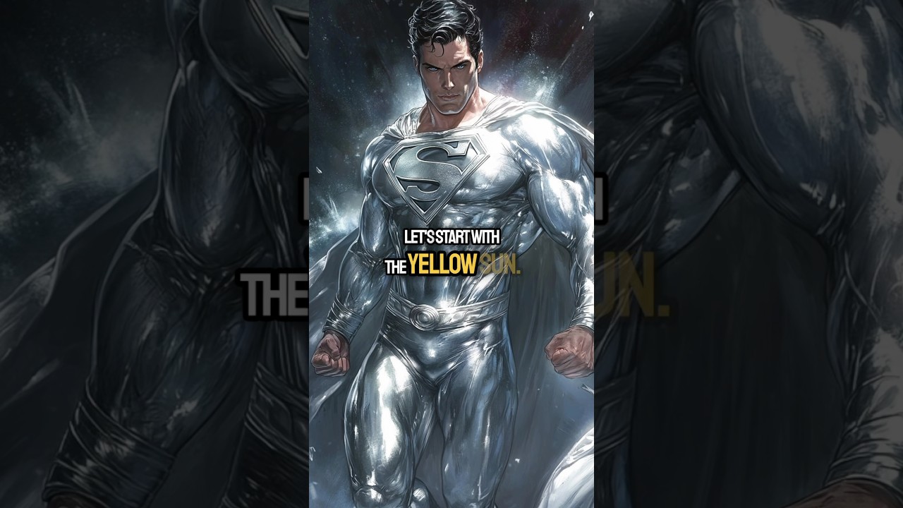How does the sun affect Superman #superman #dccomics #dcuniverse #comics #comic