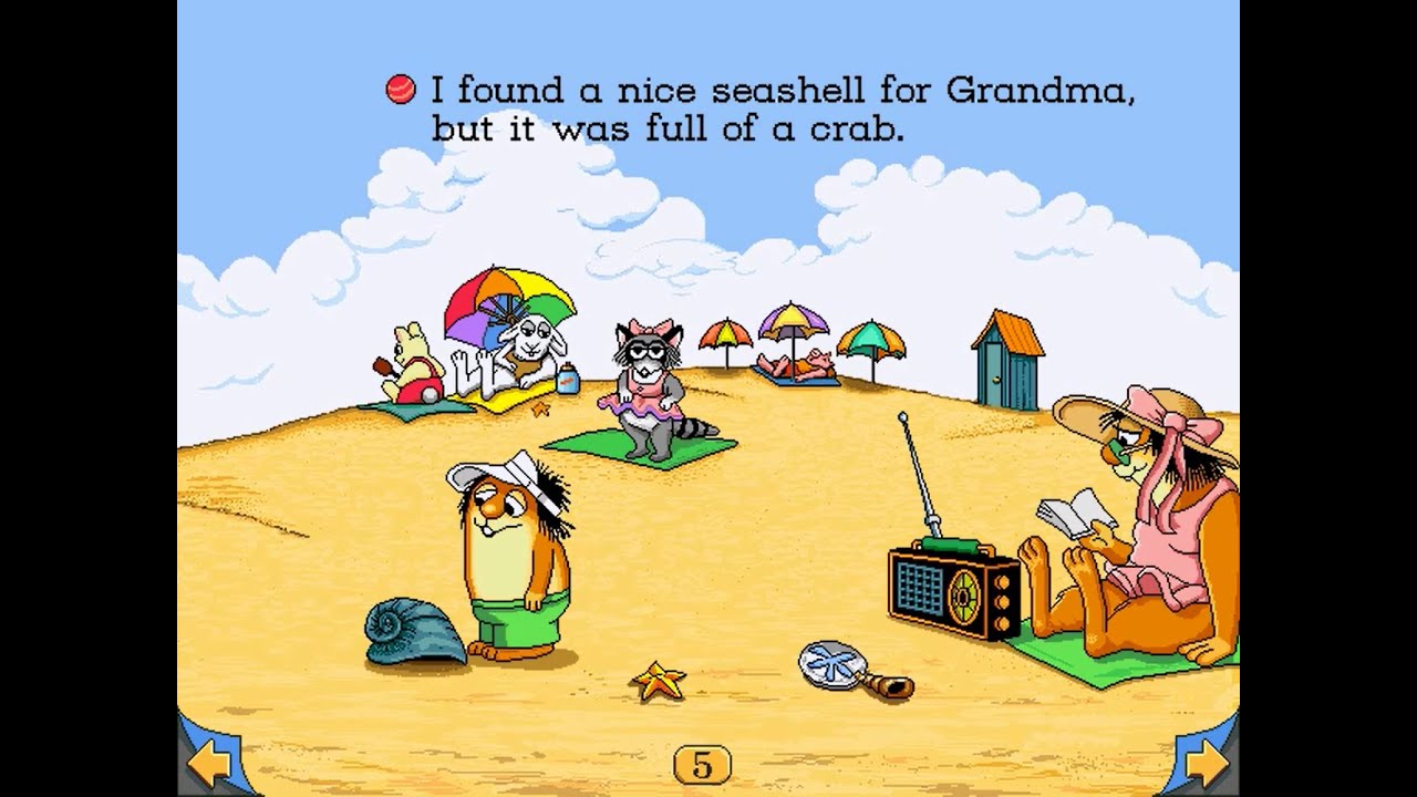Living Books: Just Grandma & Me Gameplay