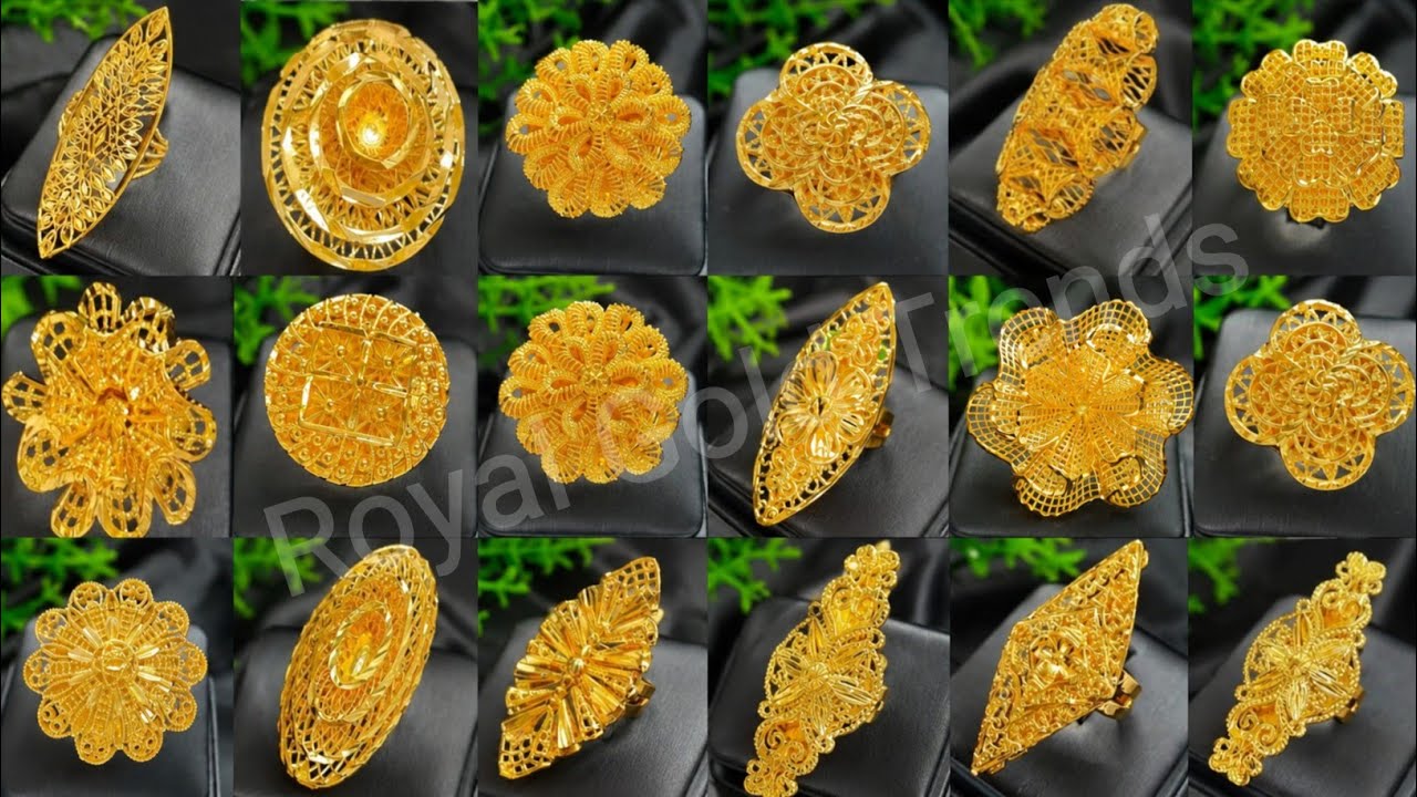 60+ Latest Gold Ring Designs 2026/Stunning Engagement & Royal Gold Ring Collection/Royal Gold Trends