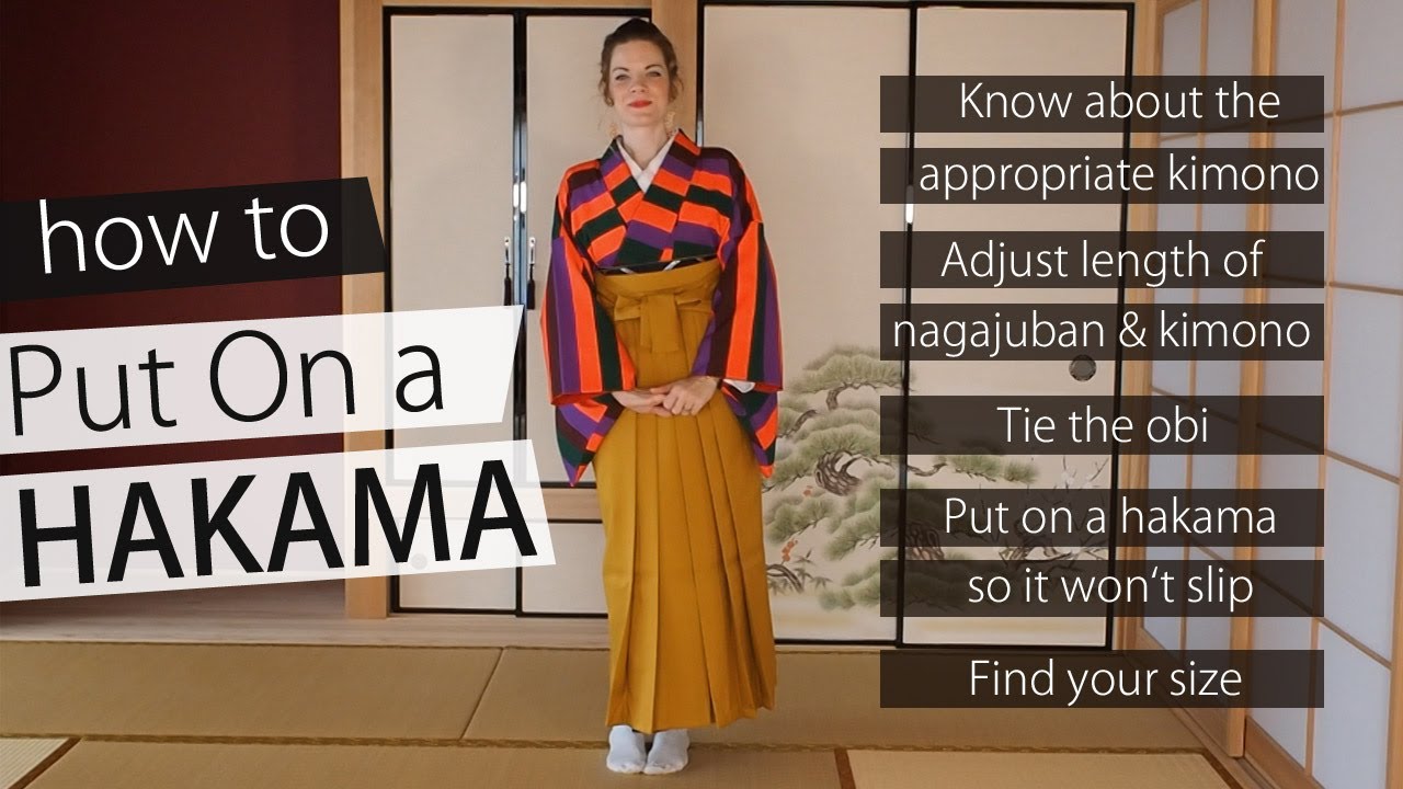How to Wear a Hakama