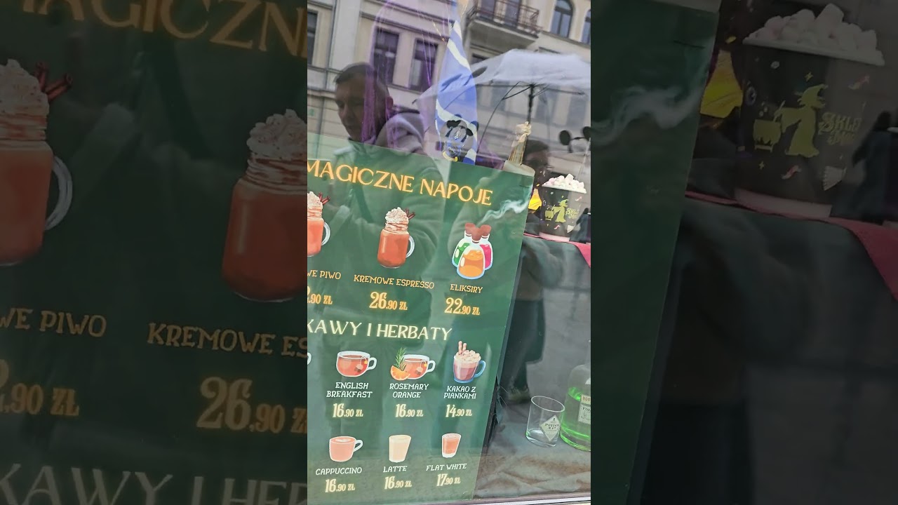 Magiczna Kawiarnia Na Piotrkowskiej W Łodzi #fajnatelewizja #shorts #wakacje2025