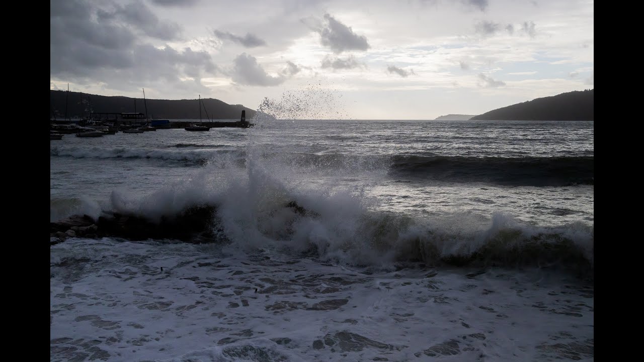 Adriatic Storm in Montenegro – Herceg Novi under south wind