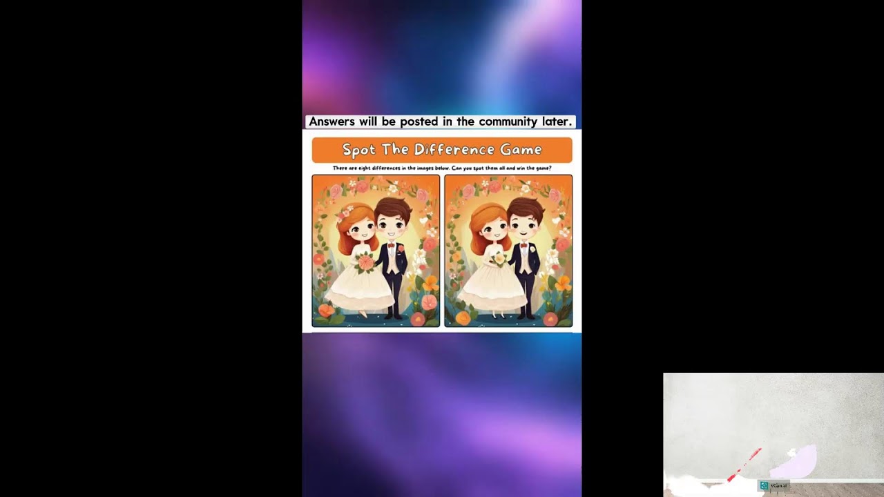 Valentine's Day special, spot the difference! #puzzle #games #spotthedifference