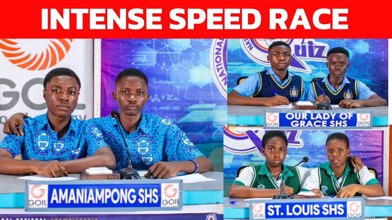 Hottest Speed Race Btn Amaniampong SHS, St. Louis And OLAG | #NSMQ2025