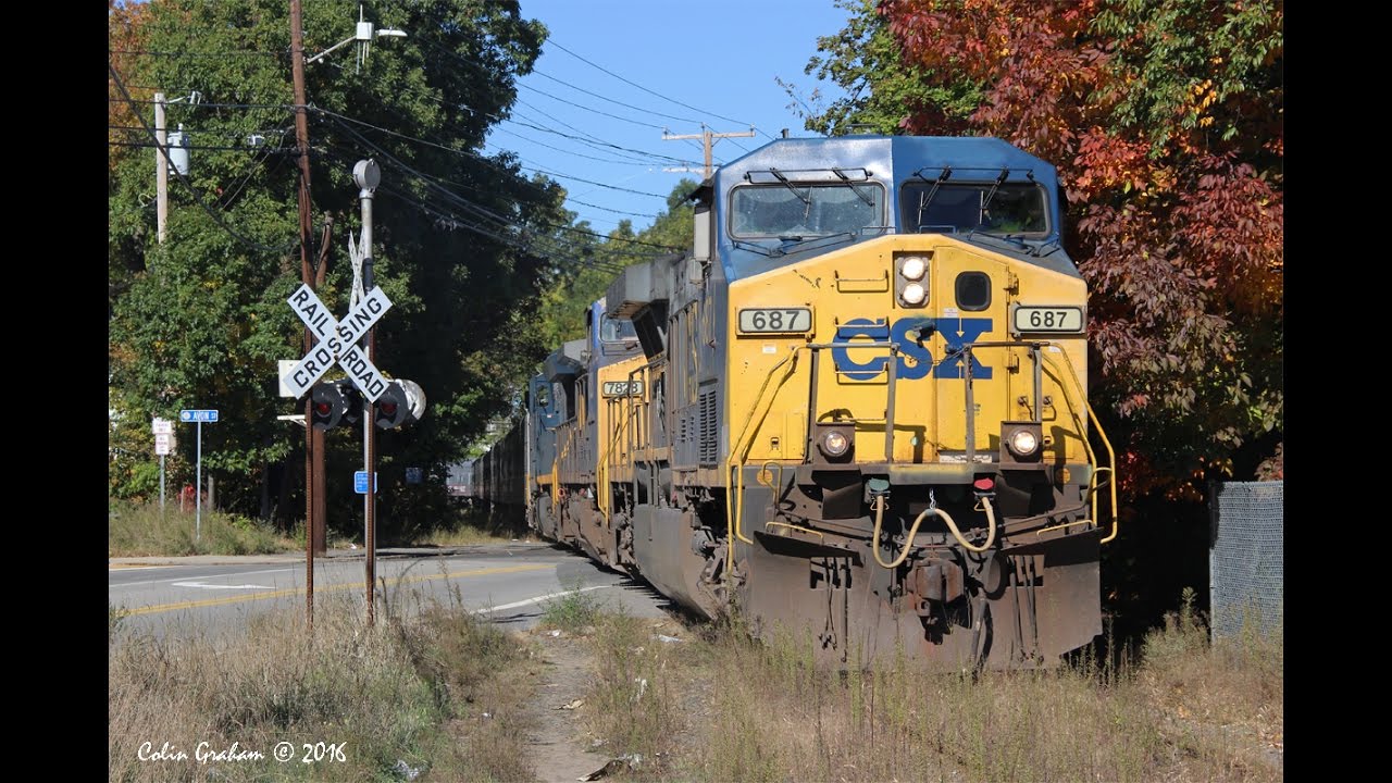 Rare Mileage! Two Parts of the Ringling Bros Circus Train in Framingham!
