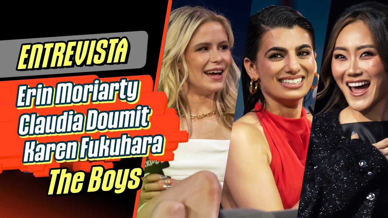 🎙️ ENTREVISTA a Erin Moriarty, Karen Fukuhara y Claudia Doumit | The Boys | Malditos Nerds @Infobae