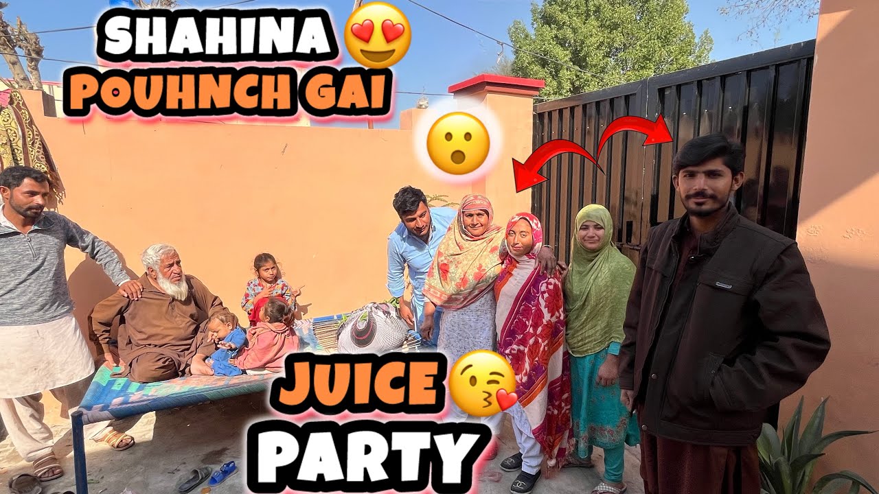 Aj Shahina sister pounch gai 🥺Aj bhai nay Gajr ka juice bana liya 🥰