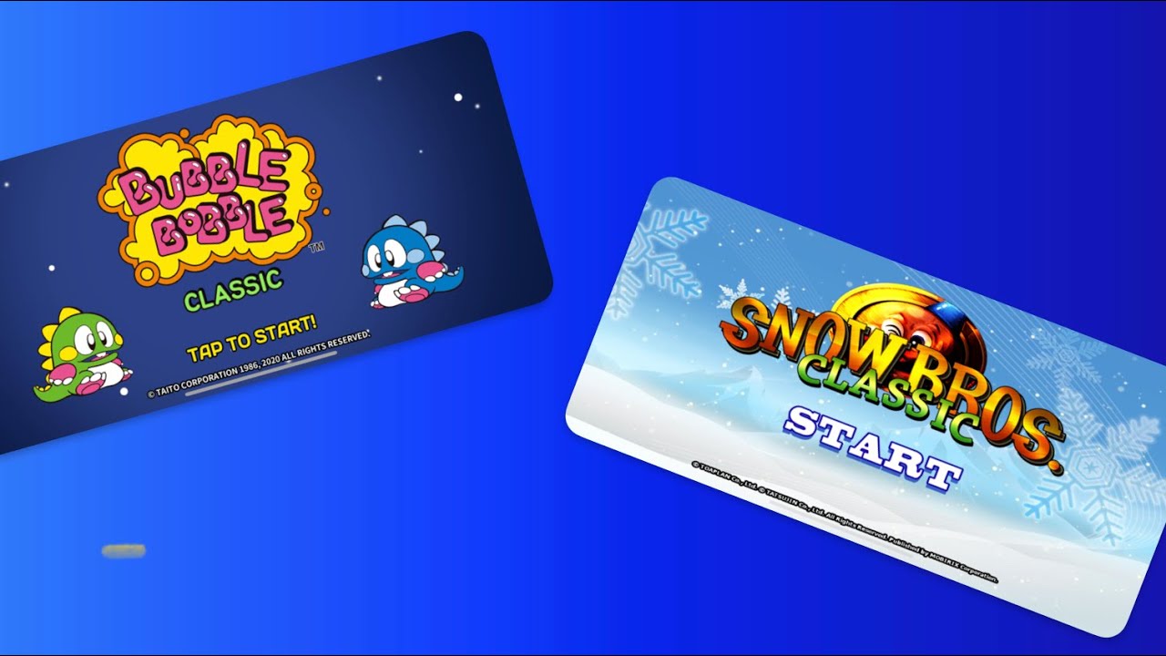 Juegos nostálgicos - Bubble bobble - Snow bros EN IPHONE!