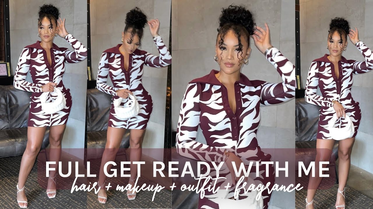 FULL GRWM! GIRLS NIGHT OUT GET READY WITH ME! HAIR + MAKEUP + OUTFIT + FRAGRANCE | ALLYIAHSFACE GRWM