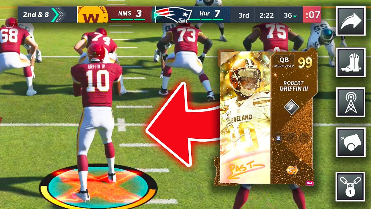 МОЯ ПЕРВАЯ ВЫПАДЕННАЯ КАРТА С ОБЩИМ РЕЙТИНГОМ 99! ​​ЗОЛОТОЙ БИЛЕТ RG3! - Madden 21 Ultimate Team