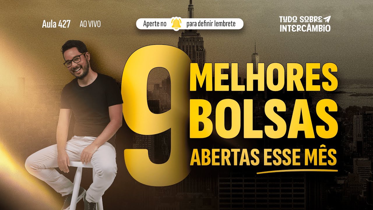 9 BOLSAS DE ESTUDOS ABERTAS PRA VOCÊ ESSE MÊS