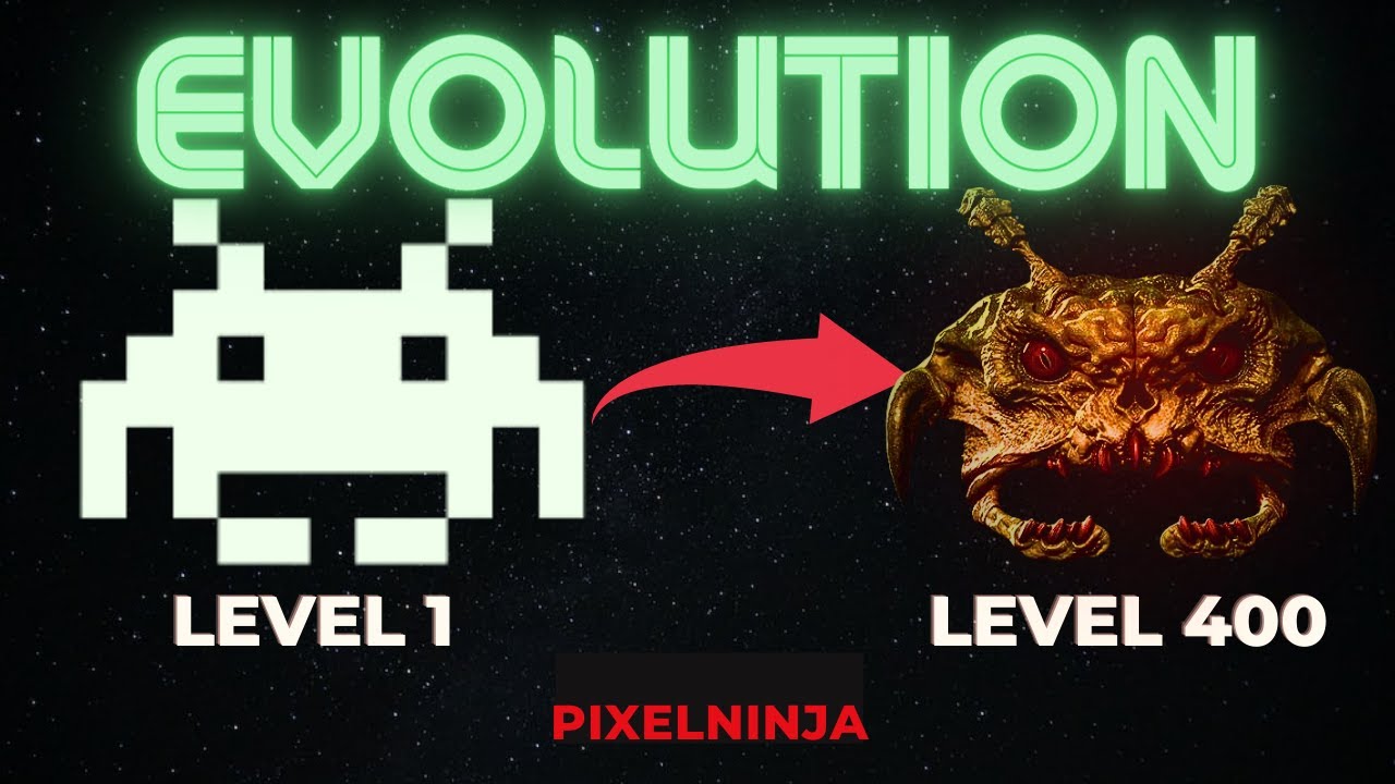 THE EVOLUTION OF SPACE INVADERS GAMES!