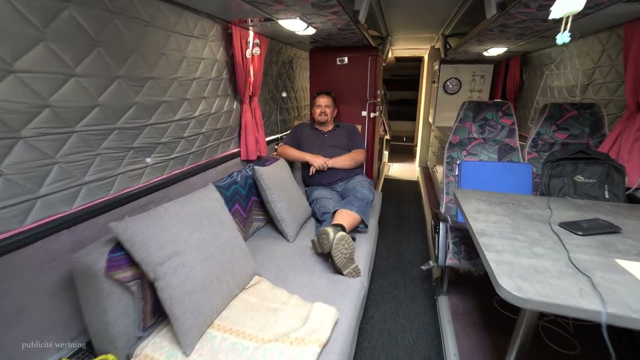 💥 So lebt es sich wirklich im Wohnmobil – Wohnbus! Erwin on Tour packt aus!