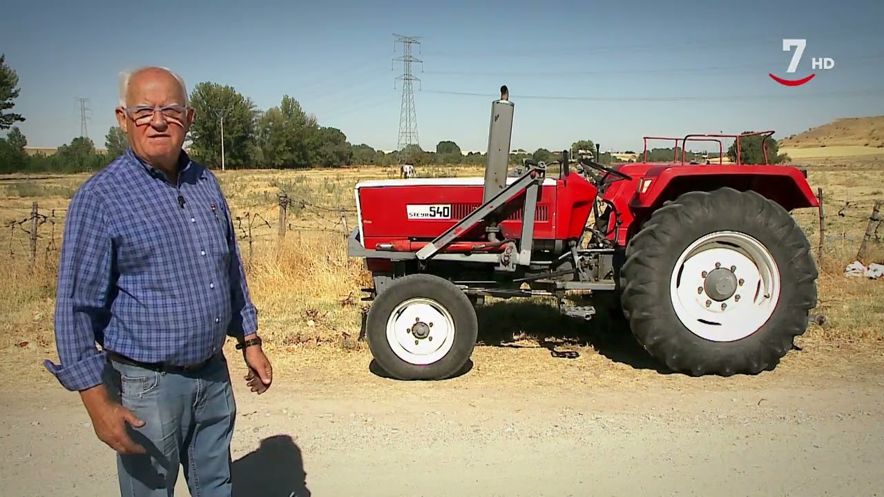 José Luis Horcajo tiene un tractor muy exclusivo, un Steyr 540 | Agro en acción