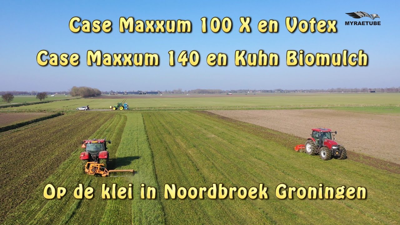 Case Maxxum 100 X en 140 Votex Kuhn Biomulch