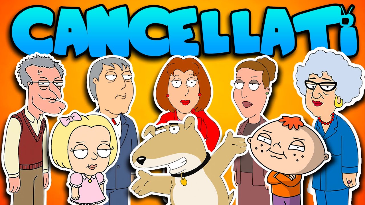 I MIGLIORI PERSONAGGI CANCELLATI de I GRIFFIN