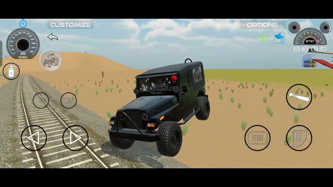 Sidhu paji ke thar power dekho 😱 Indian car simulator game 3d gameplay 🤯