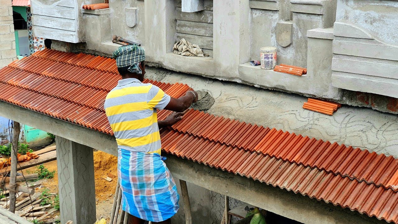 Terracotta Sunshade_ Building Roof under sunshade flooring|terracotta slab|terracotta flooring