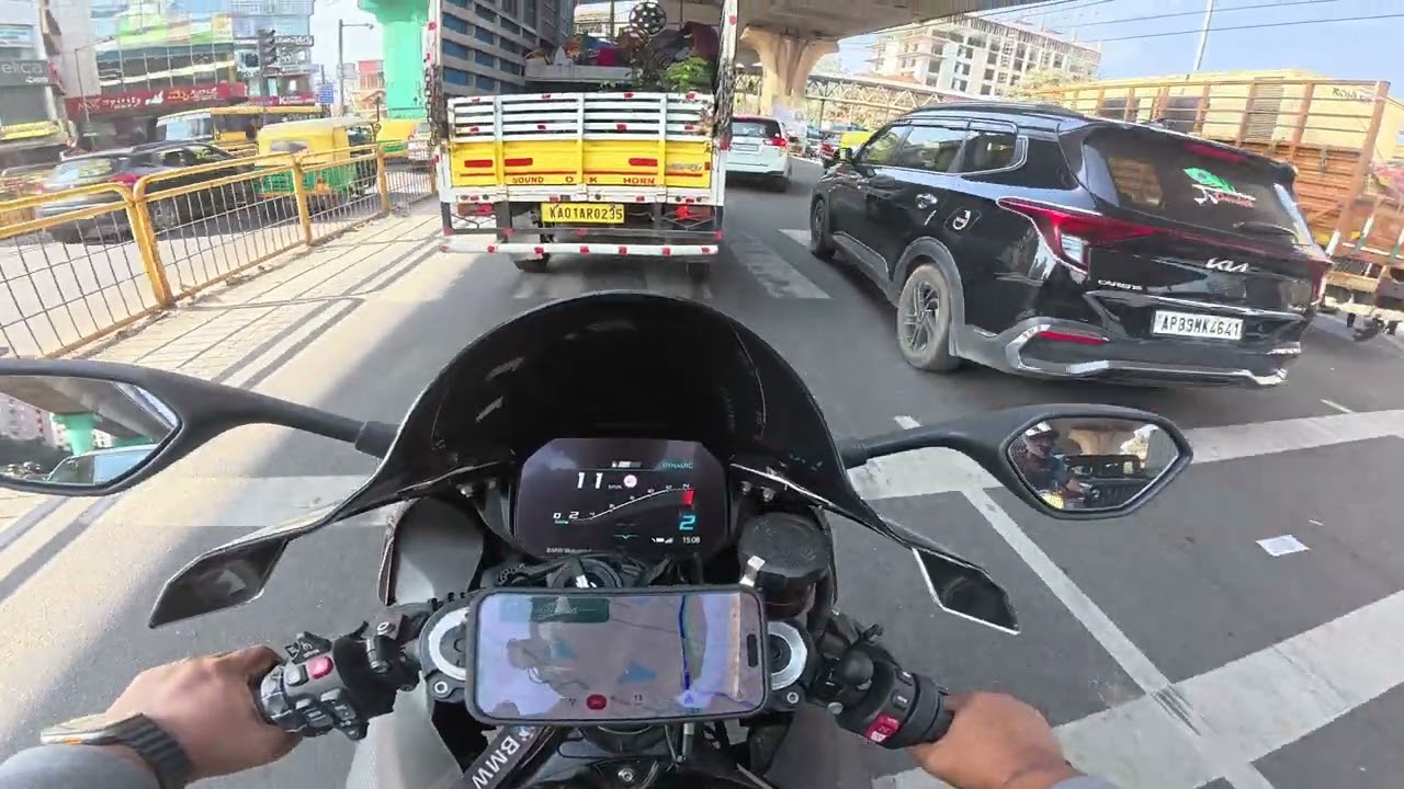 08Jan2026 - BMW S1000RR Bangalore Biker - Daily Ride - EcityToCCD