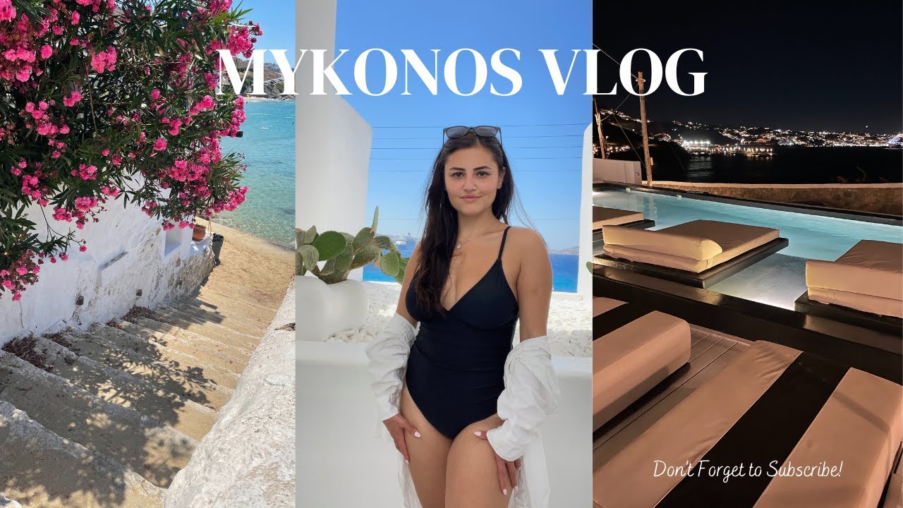 TRAVEL VLOG | MYKONOS, GREECE