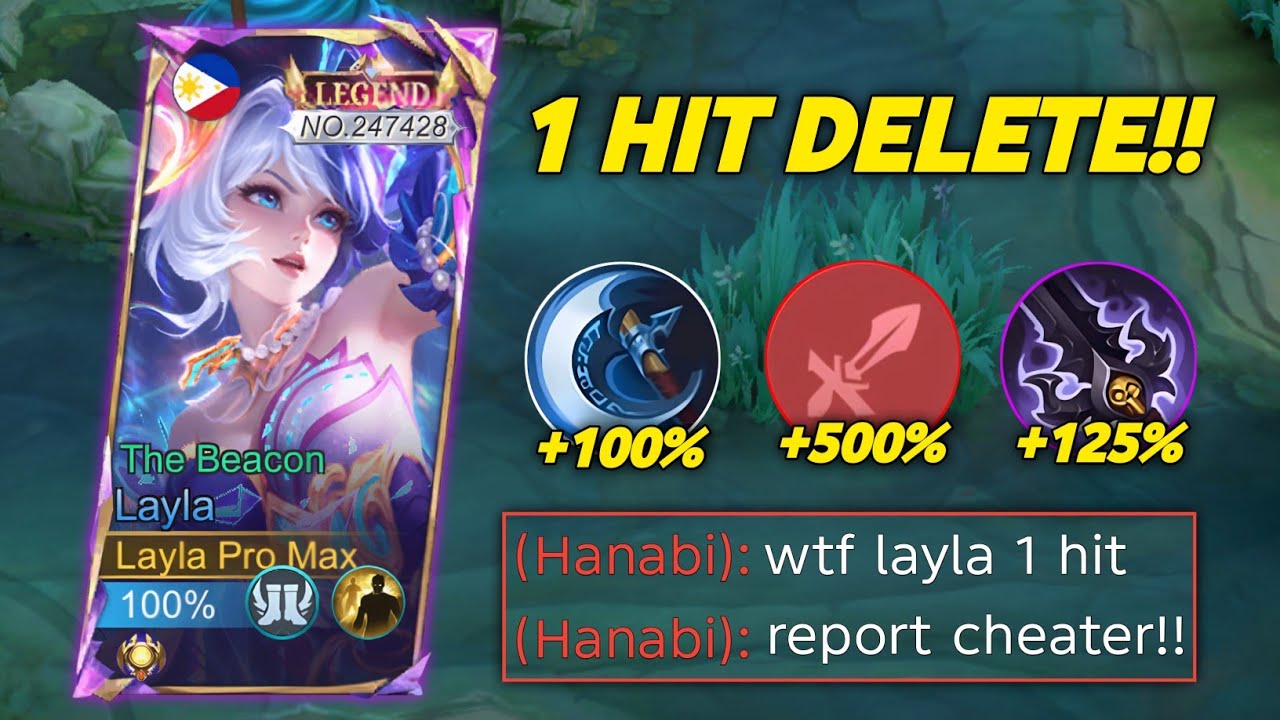 MOONTON THANKYOU FOR THIS NEW LAYLA FULL BURST BUFFED BUILD! | LAYLA NEW BEST 1 HIT BUILD 2025!