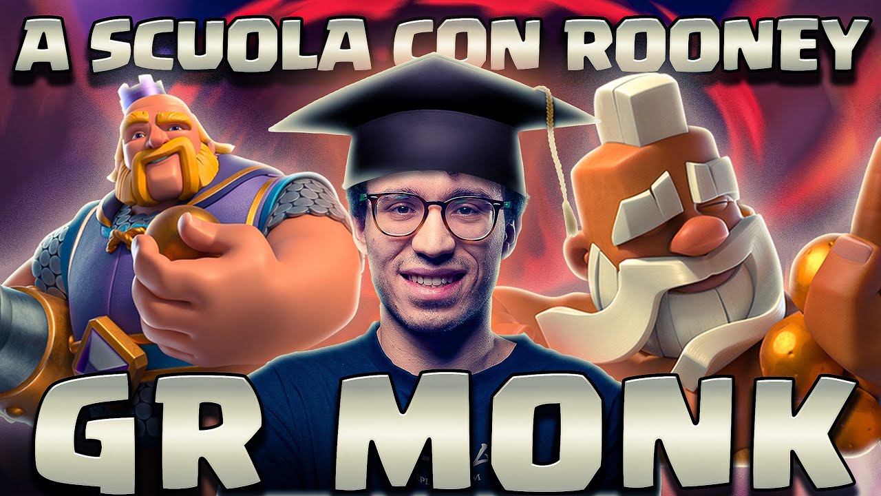 A SCUOLA CON ROONEY: GIGANTE ROYALE+MONACO! - CLASH ROYALE ITA