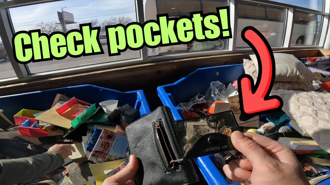 THIS is why you should check pockets @ the Goodwill Bins!