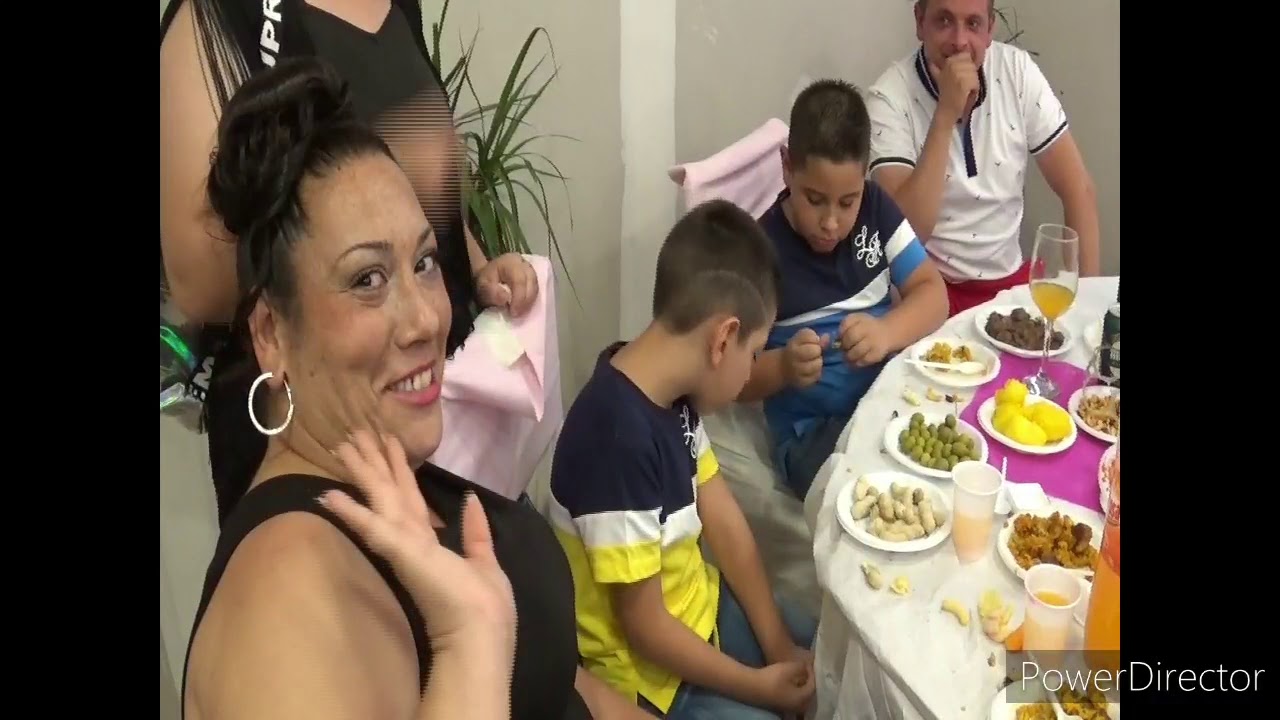 FIESTA COMUNIÓN Y BAUTIZO DE MIS PRINCESAS 👸👸 MANOLI Y LOLES