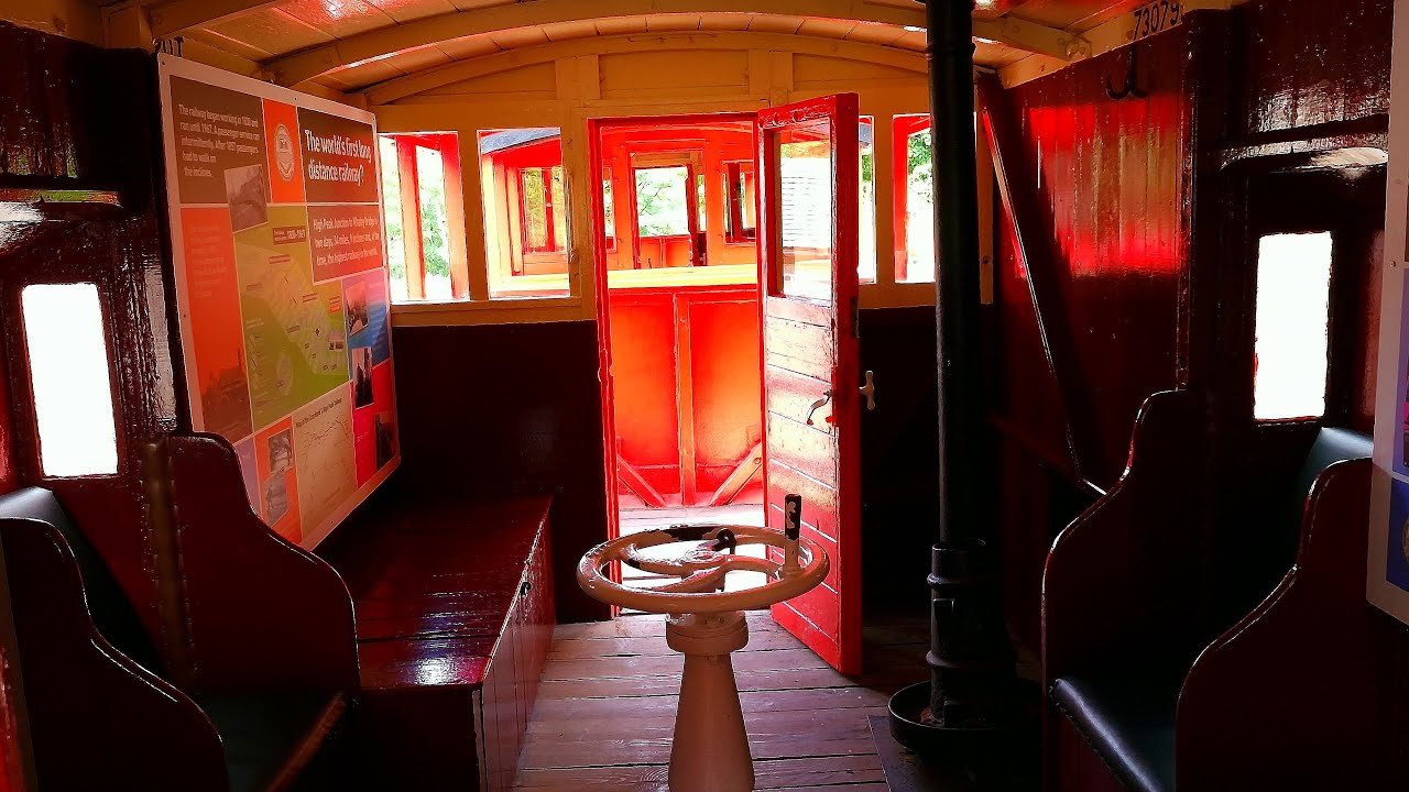 Inside the Brake Van - at Cromford & High Peak Railway