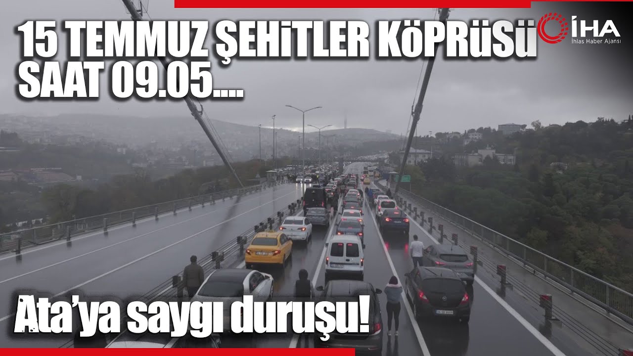 İstanbul Boğazı’nda Ata'ya Saygı Duruşu