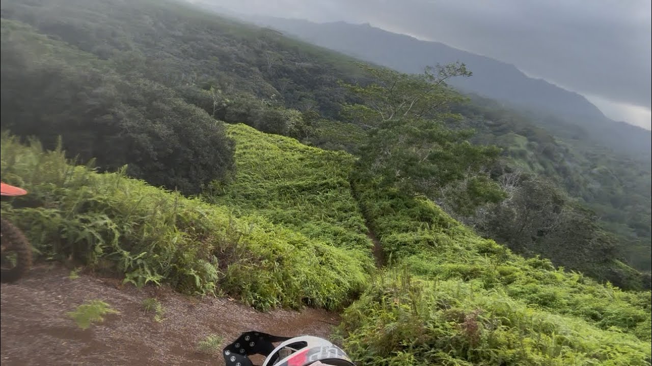 Last push before ultimate Hawaiian hard enduro