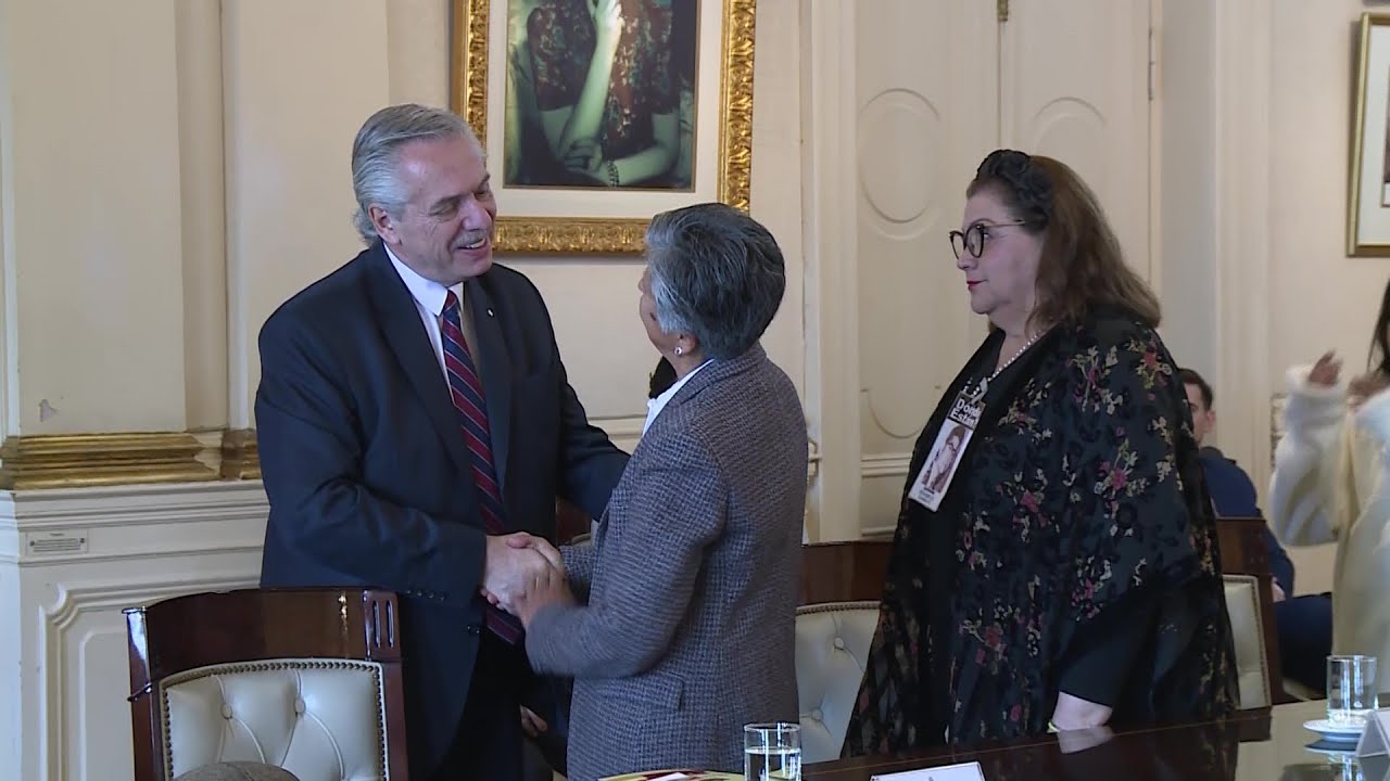 Reuni&oacute;n con una delegaci&oacute;n de la FEDEFAM, en Casa Rosada