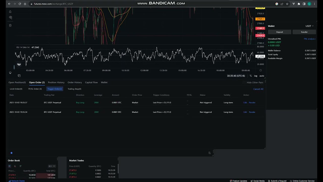 MEXC Exchange - Futures Automated Trading Bot - TradingView Alerts