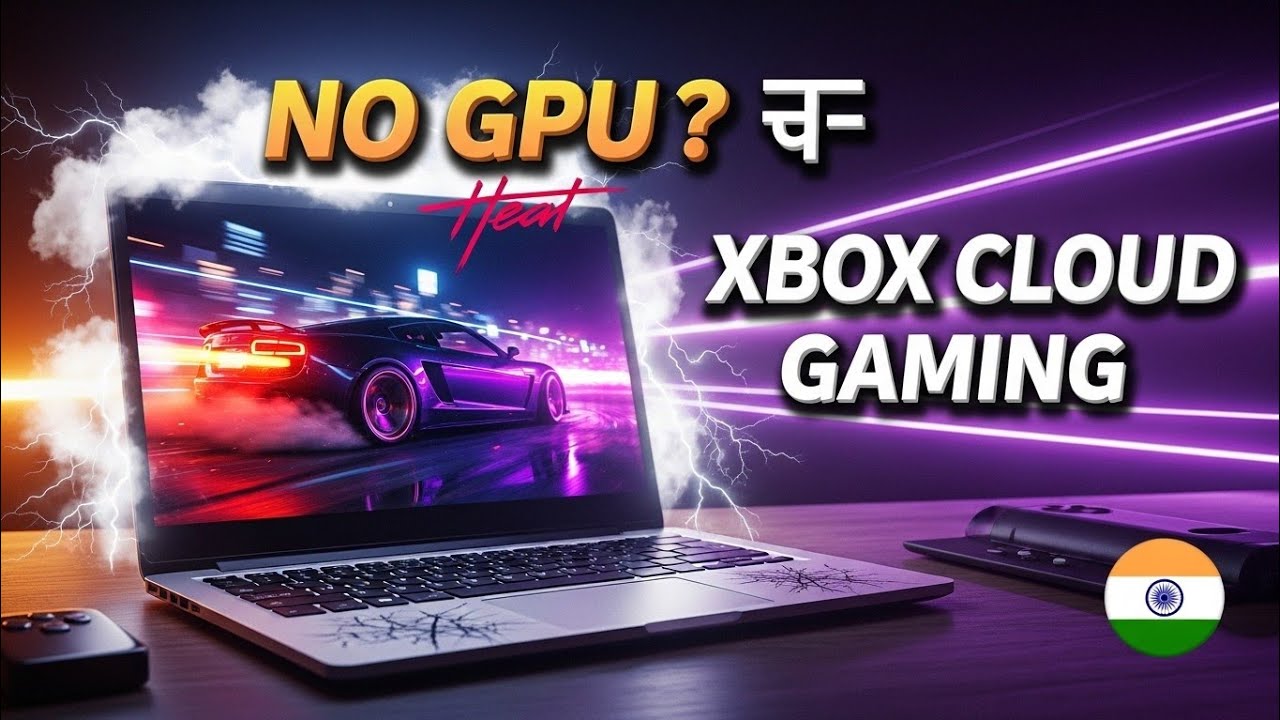 Old Laptop + Xbox Cloud Gaming 😱 | NFS Heat Smooth Gameplay in India 🇮🇳 No GPU Needed!