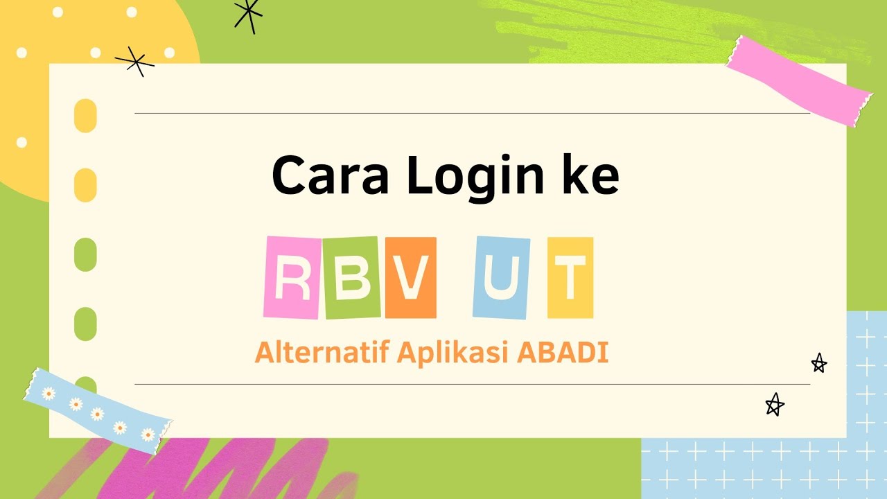 FN092 | Cara Login ke RBV UT, Alternatif Aplikasi ABADI